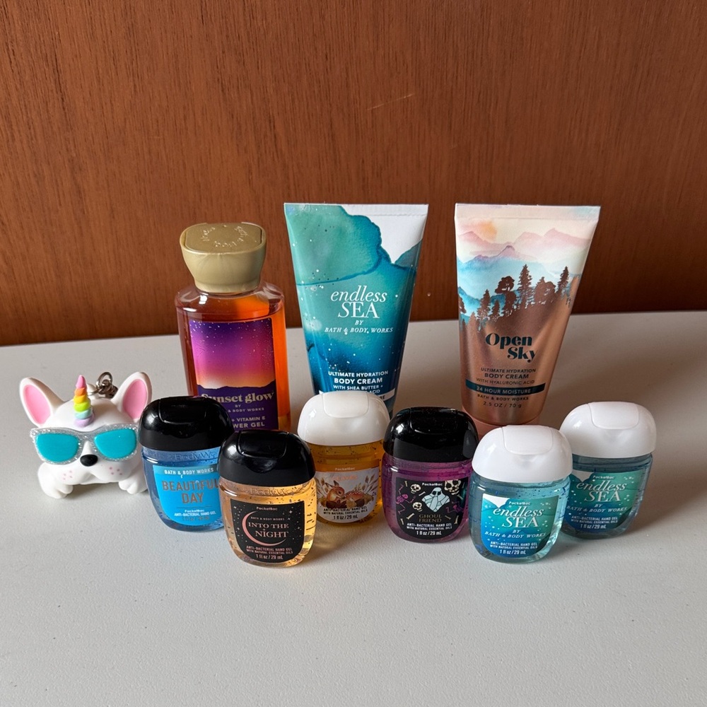 Bath & Body Works Mini Bundle - lotions, sanitizers & shower gel